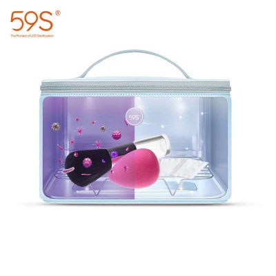 59s ultraviolet lights sanitizer bag makeup brush set cosmetic storage bag